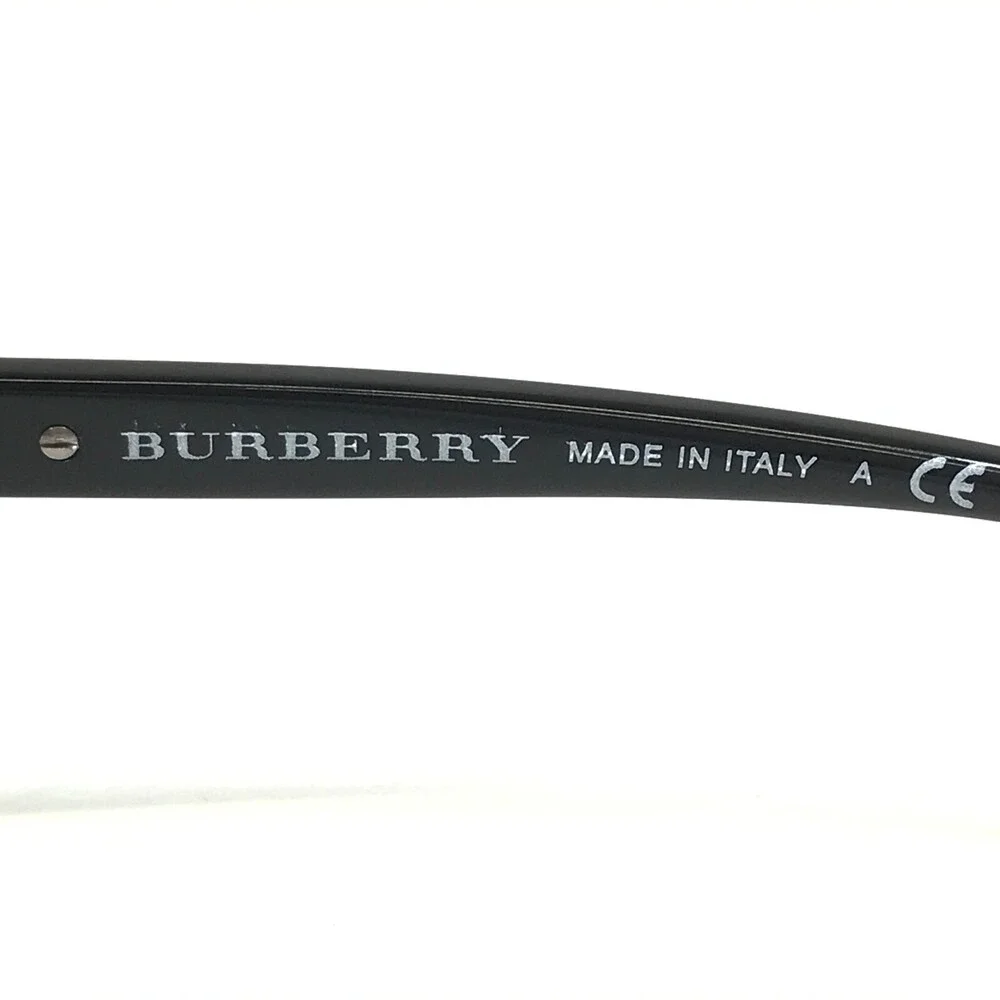 Burberry Eyeglasses Frames B2164 3001 Black Brushed Bronze Logos 55-17-140